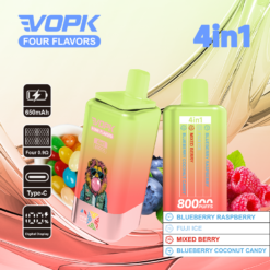 Alternative view of VOPK Four flavors 80000puffs