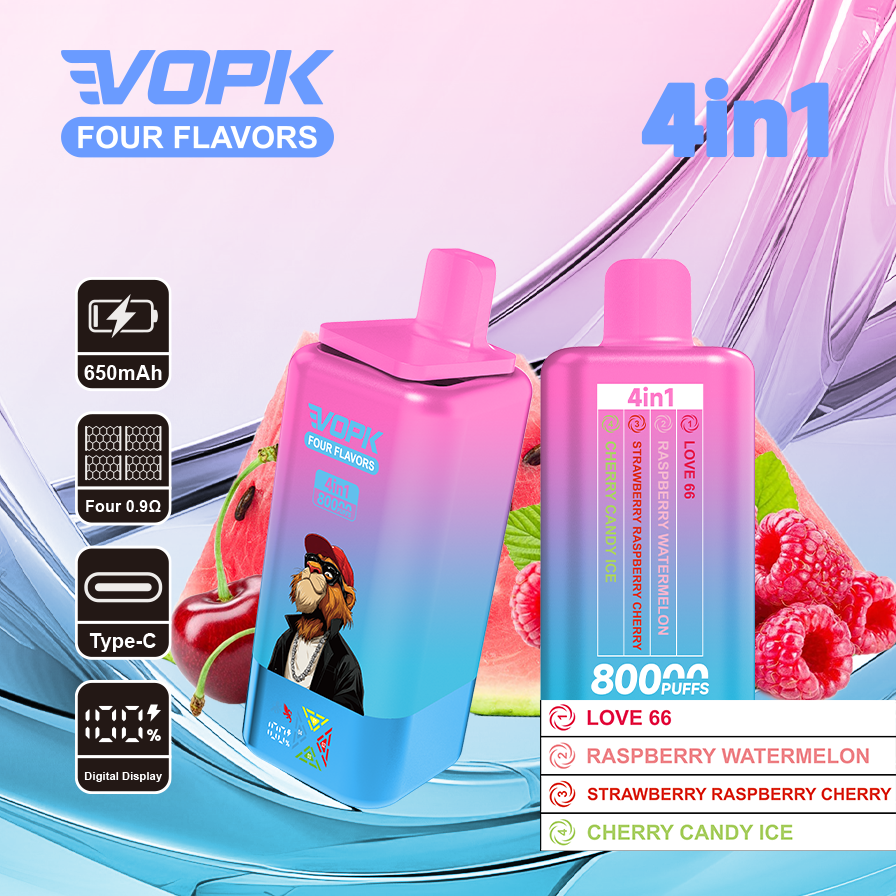 VOPK Four flavors 80000puffs - Image 7