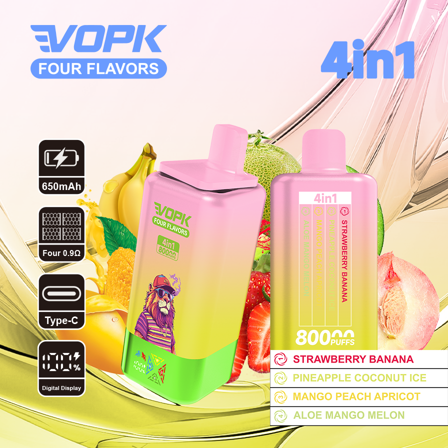 VOPK Four flavors 80000puffs - Image 10
