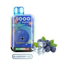 Colorful lighting 8000 puff Vape LED electronic cigarette pod rechargeable - Image 9