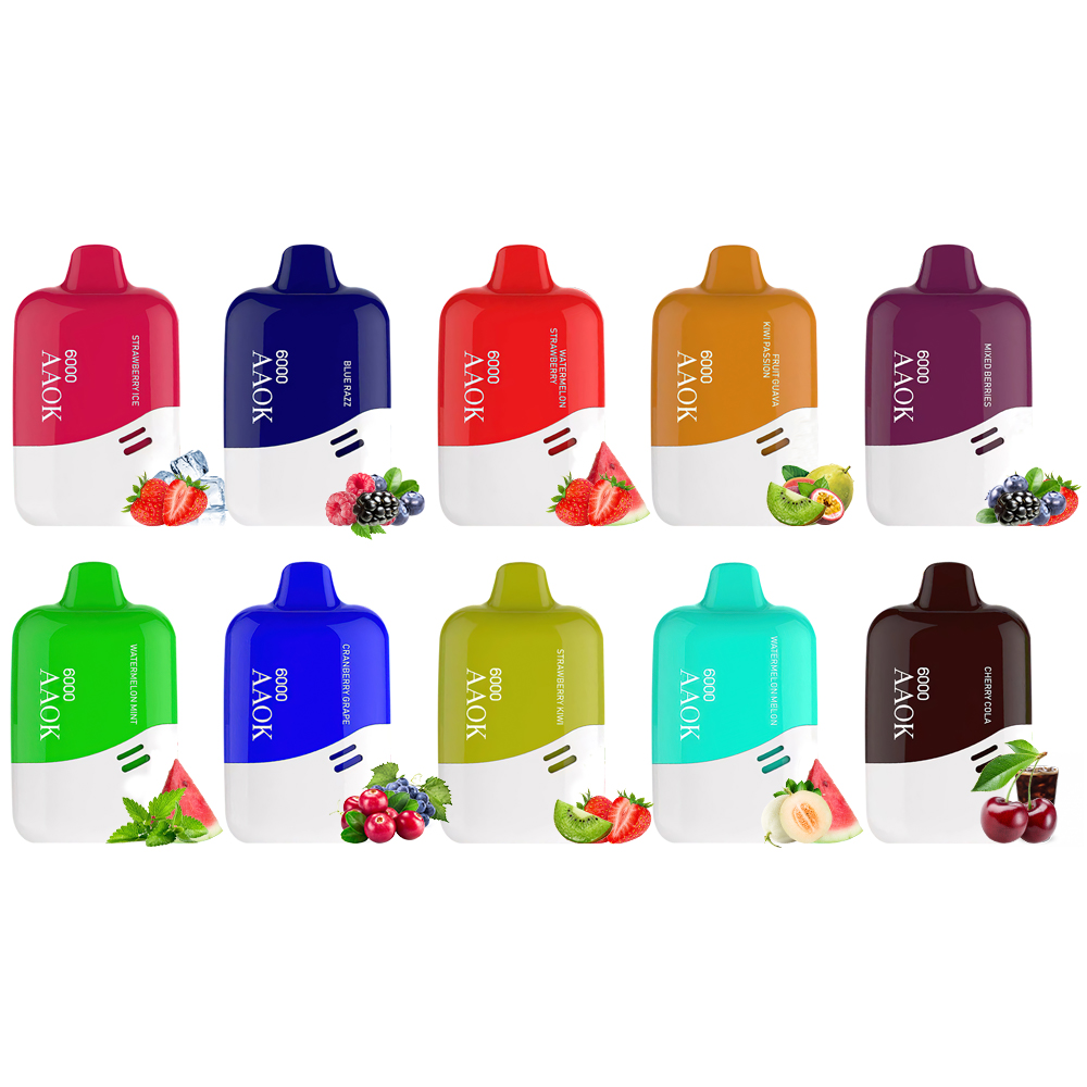 AAOK 6000 puffs vape simple design
