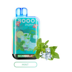 Colorful lighting 8000 puff Vape LED electronic cigarette pod rechargeable - Image 3
